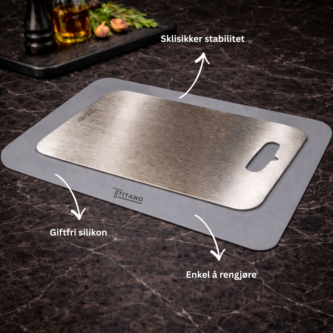 Titano™ Sklisikker Matte for Skjærefjøl (Premium Silikon)